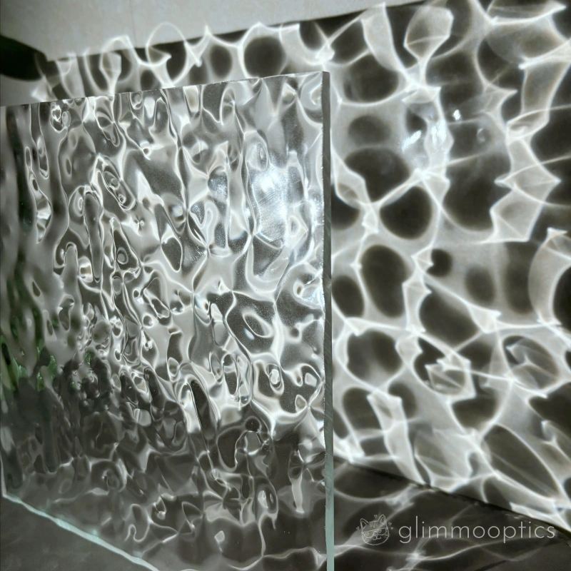 Dreamy Water Ripple Acrylic Sheet Plexiglass for Photography & Home Decor – High-Impact Light Effect Prop