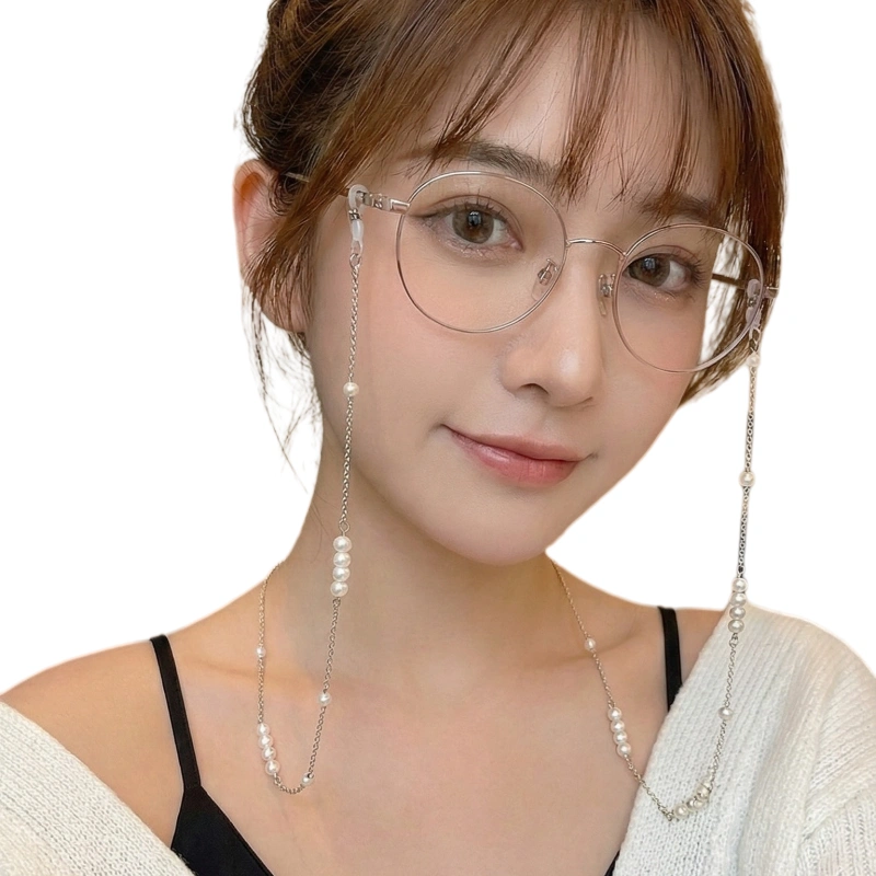 Minimalist Pearl Eyeglass Chain 14K Gold Filled Lightweight Glasses Strap for Women Elegant Eyewear Accessory
