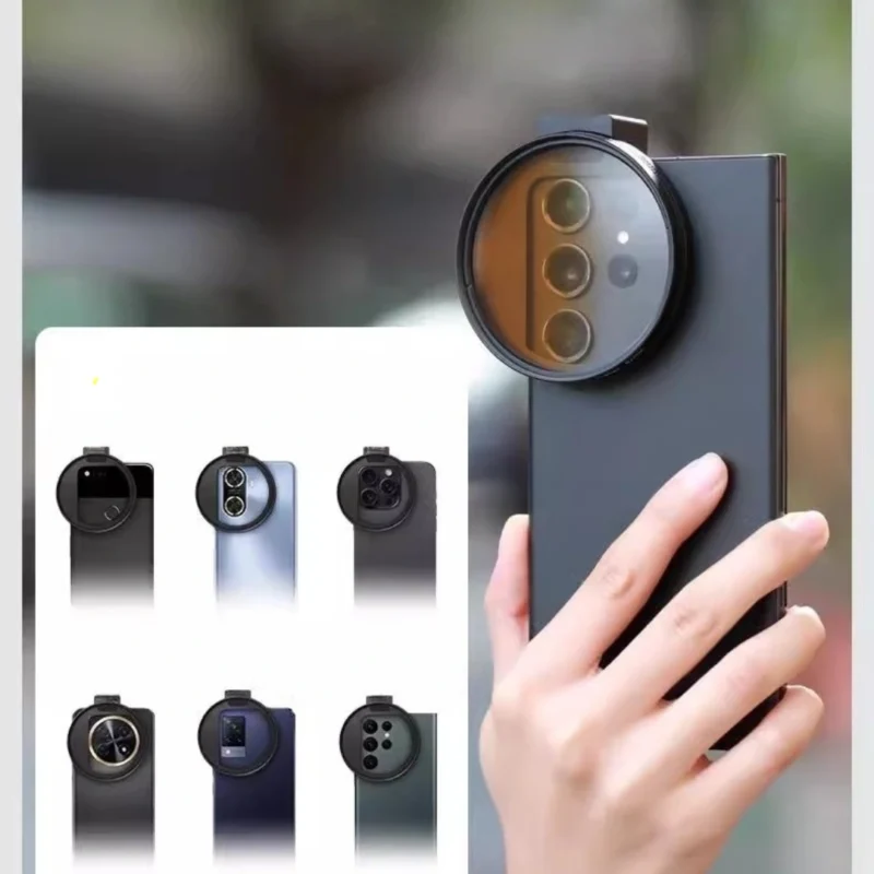 A soft, dreamy portrait example featuring a Smartphone Camera Filter in Optical Glass for mobile photography.